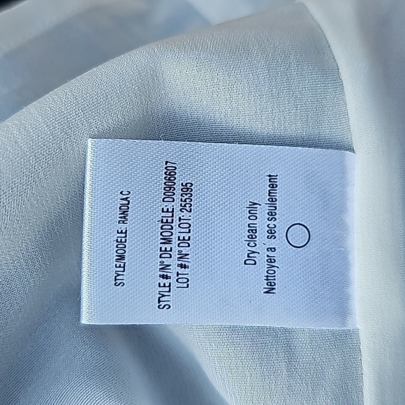 Theory White & Black Viscose Round Neck color block Sleeveless Dress Size 10 - Picture 8 of 9